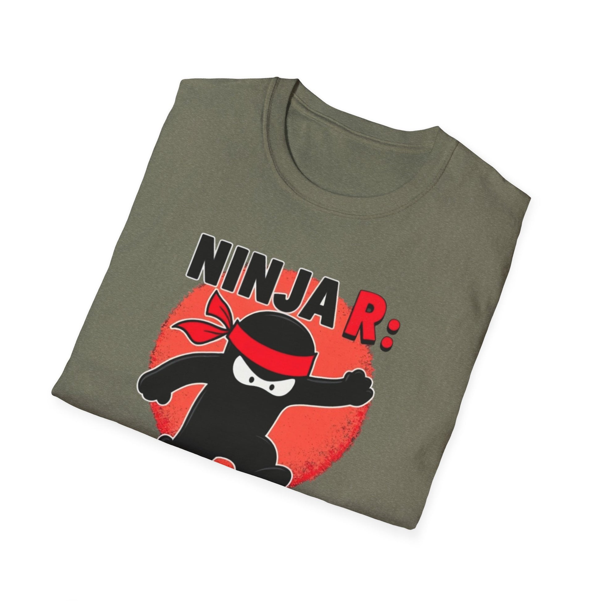 Ninja R, Unisex Softstyle T-Shirt - Psychonaut Swag
