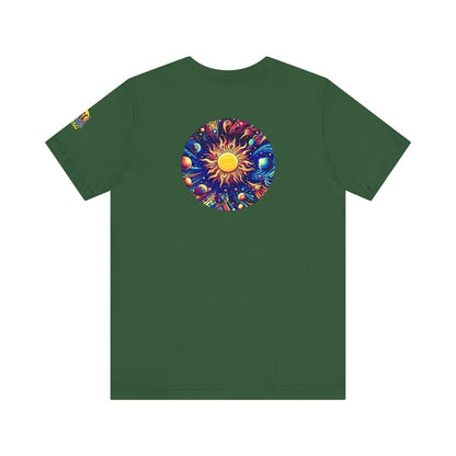 Psychonaut Staple solar system, Unisex Jersey Short Sleeve Tee