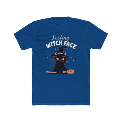 Resting Witch Face Tee - Cute Cat Graphic T-Shirt, Halloween Shirt, Fall Apparel, Unisex Crew Neck, Gift for Cat Lovers - Psychonaut Swag