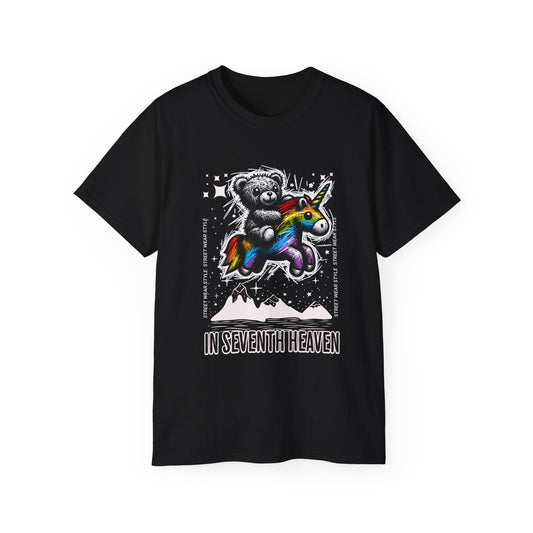 Bear Riding Unicorn, Unisex Ultra Cotton Tee