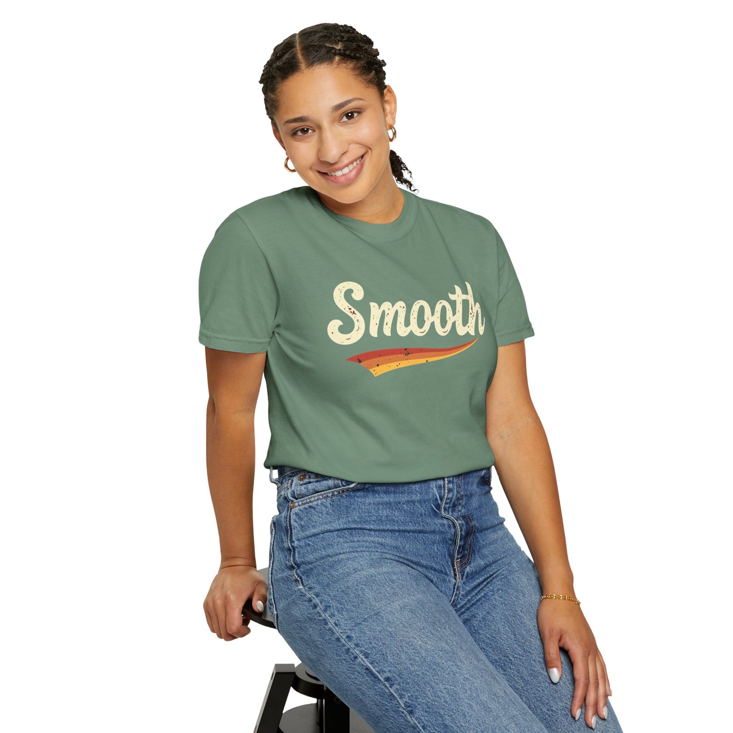 Smooth Tees - Vintage Unisex Garment-Dyed T-Shirt, Casual Wear, Unique Gift, Trendy Style, Everyday Comfort - Psychonaut Swag