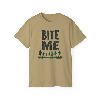 Bite Me, Unisex Ultra Cotton T-Shirt, Casual Wear, Gift for Halloween, Party Shirt, Humor Merch
