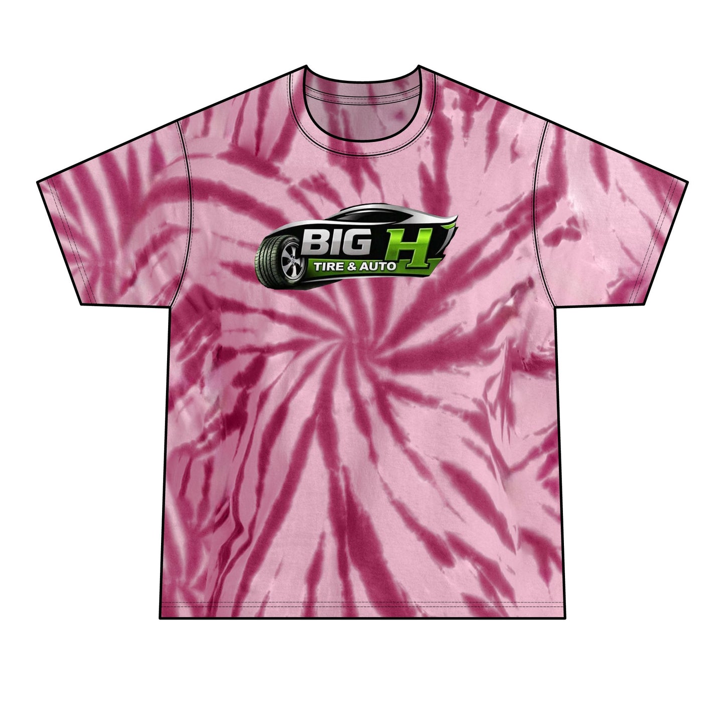 Mechanic Big H, Men's Tie-Dye Tee