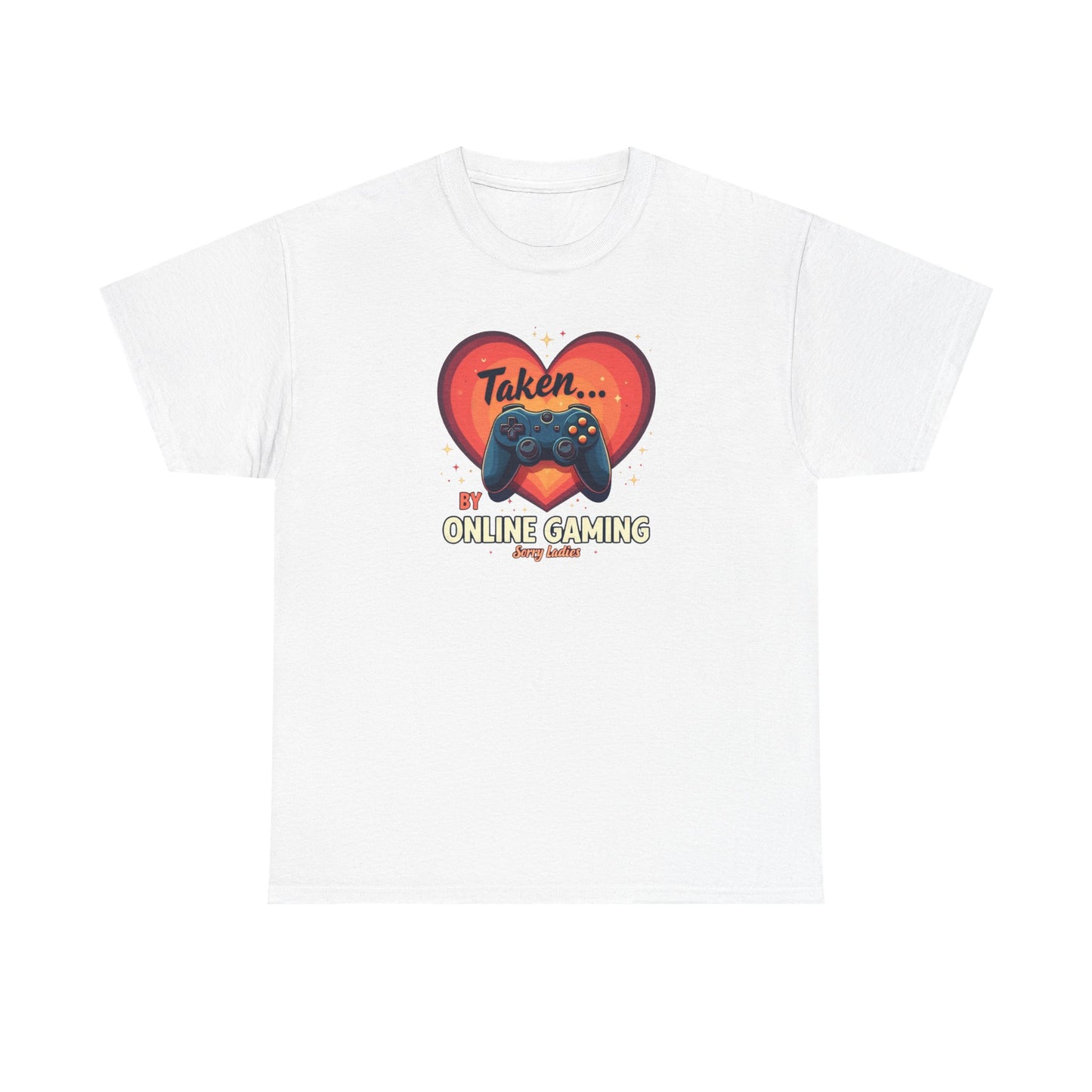 Taken by Online Gaming T-Shirt — Gamer Love Heart Controller Tee