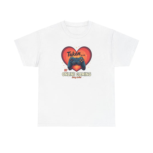 Taken by Online Gaming T-Shirt — Gamer Love Heart Controller Tee