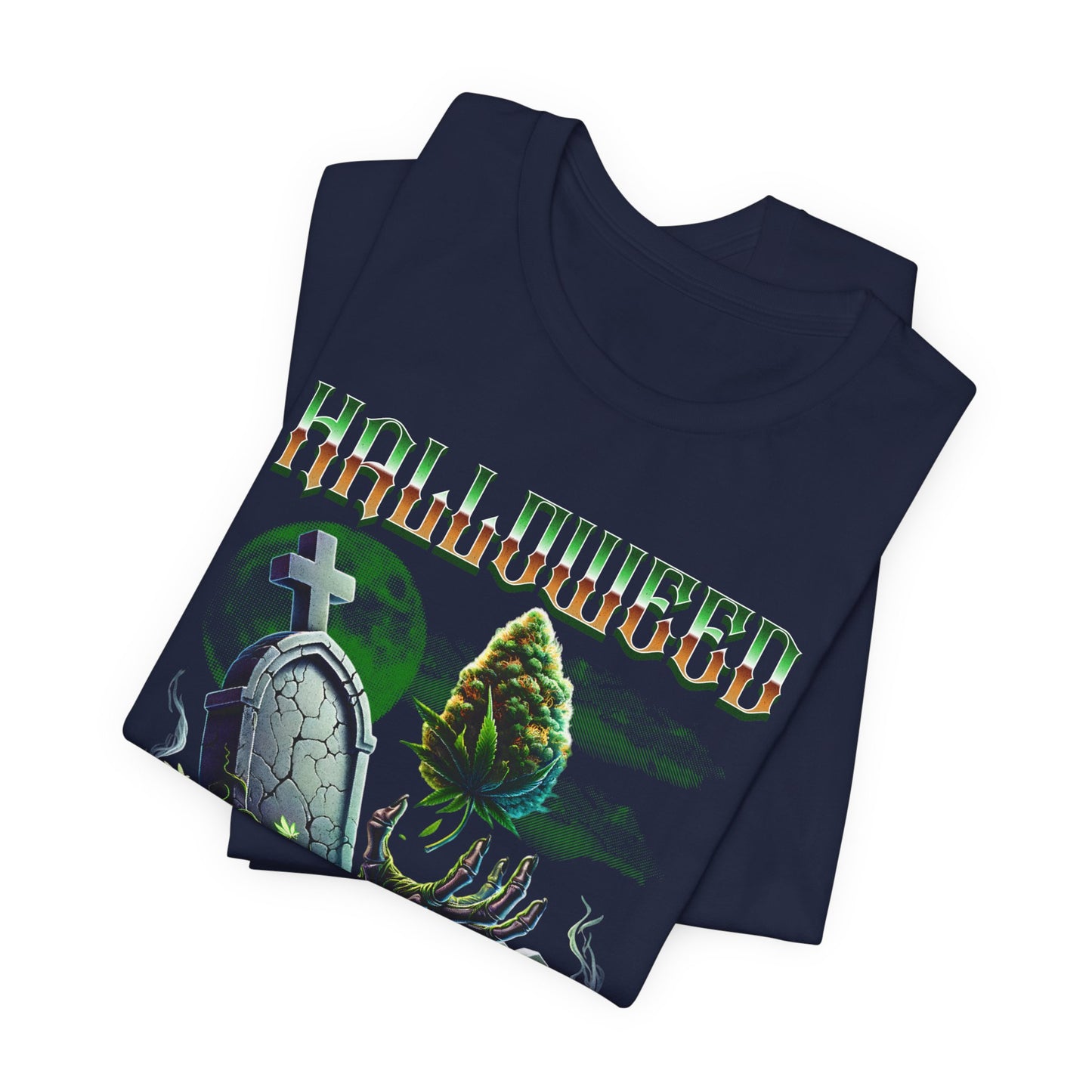 Halloweed, Haunted Herb, Unisex Jersey Short Sleeve Tee