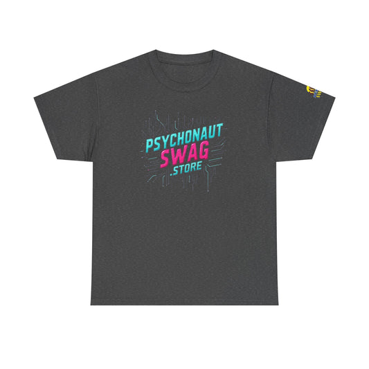 Psychonaut Swag, Human Billboard, Unisex Heavy Cotton Tee
