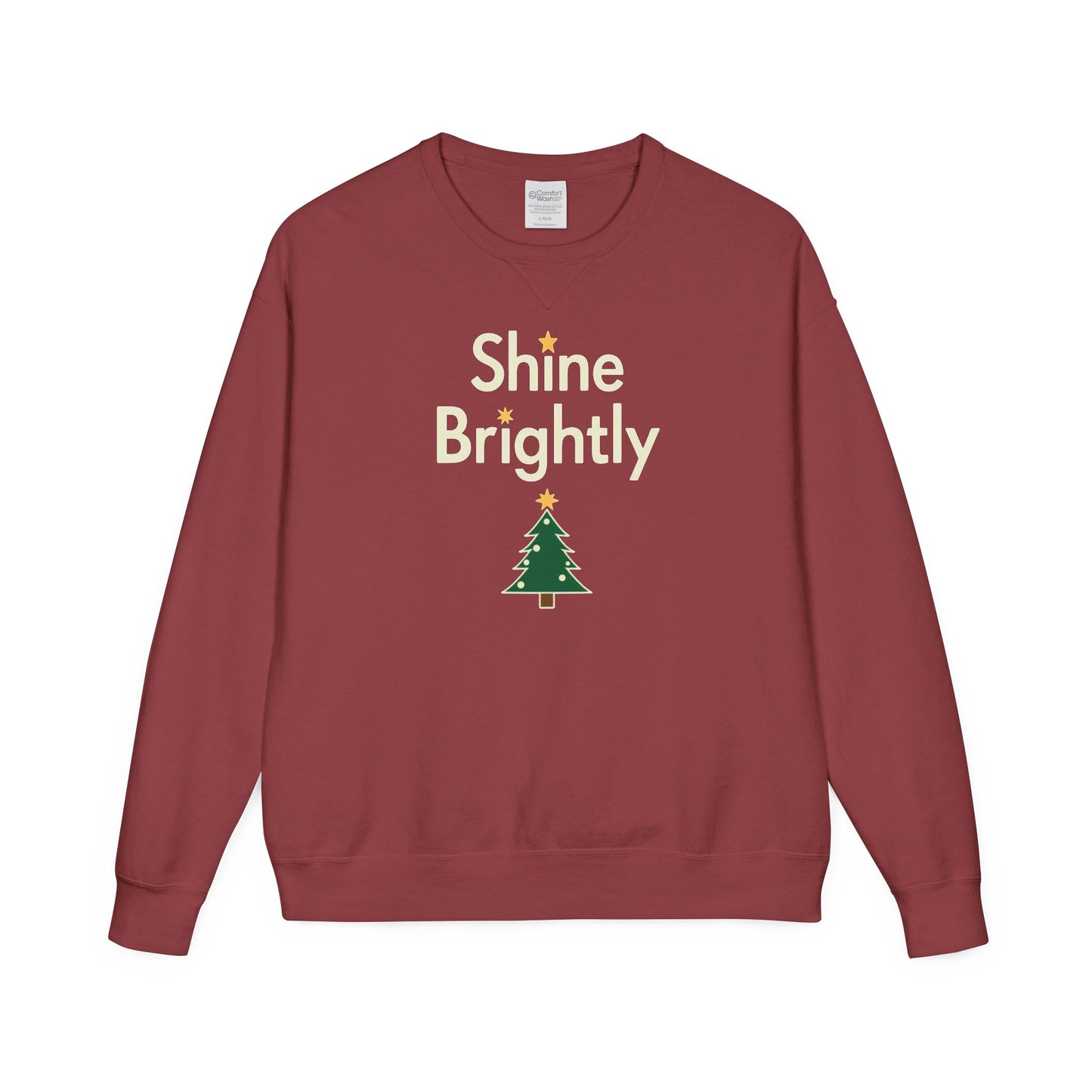 Christmas Tree sweater, Unisex ComfortWash® Garment Dyed Crewneck Sweatshirt