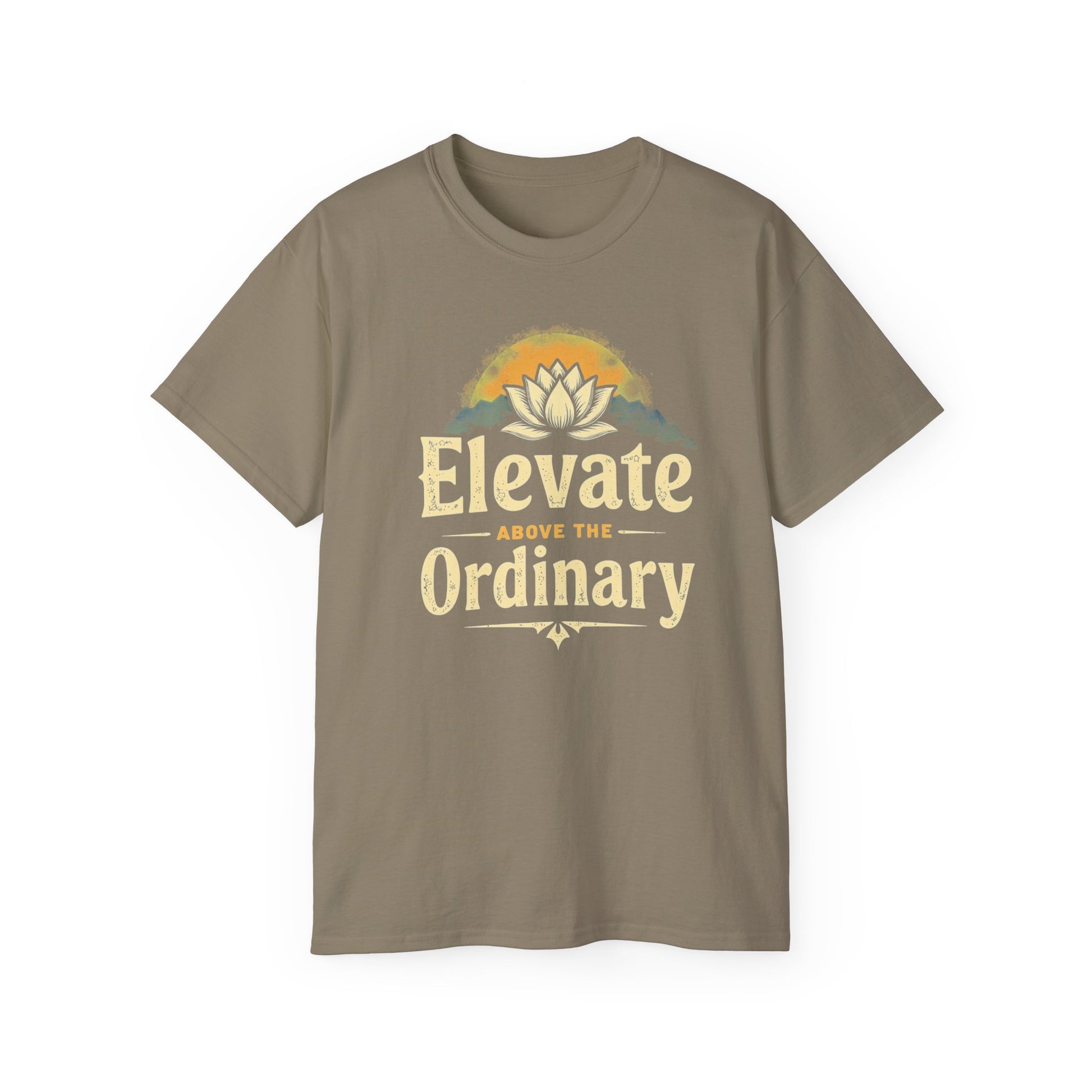 Inspirational Unisex Ultra Cotton Tee - 'Elevate Above the Ordinary' - Psychonaut Swag