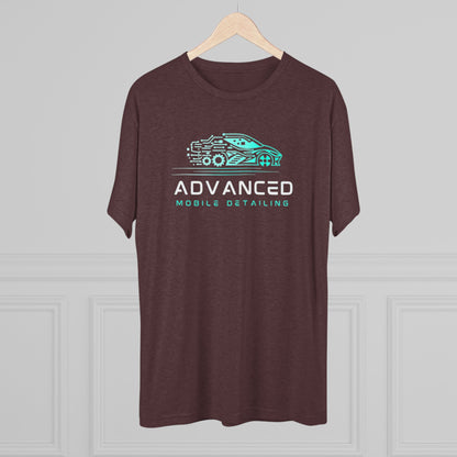 Advanced Mobile Detailing, Tri-blend, Tee | Car Enthusiast T-Shirt, Custom Auto Care Shirt, Gift for Car Lovers, Unique Vehicle Detailing Apparel