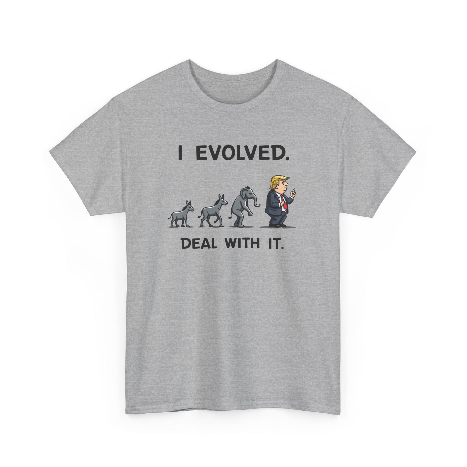 I Evolved, political humor, Funny Unisex T-Shirt, Gift for Dog Lovers, Casual Wear, Statement Shirt - Psychonaut Swag