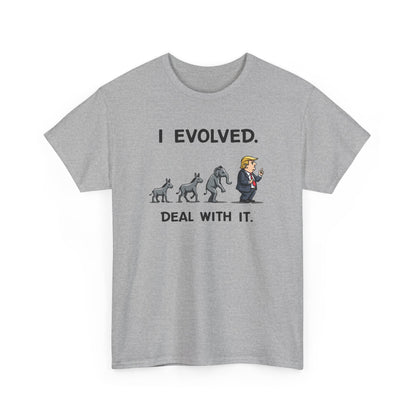 I Evolved, political humor, Funny Unisex T-Shirt, Gift for Dog Lovers, Casual Wear, Statement Shirt - Psychonaut Swag