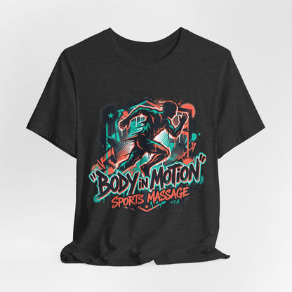 Sports Massage T-Shirt — Athletic Runner Graphic Tee