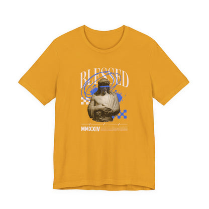 Blessed Statue Graphic Tee — Vintage Aesthetic Rome MMXXIV T-Shirt