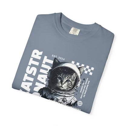 Castronaut, Astronaut Cat, Unisex Garment-Dyed T-shirt