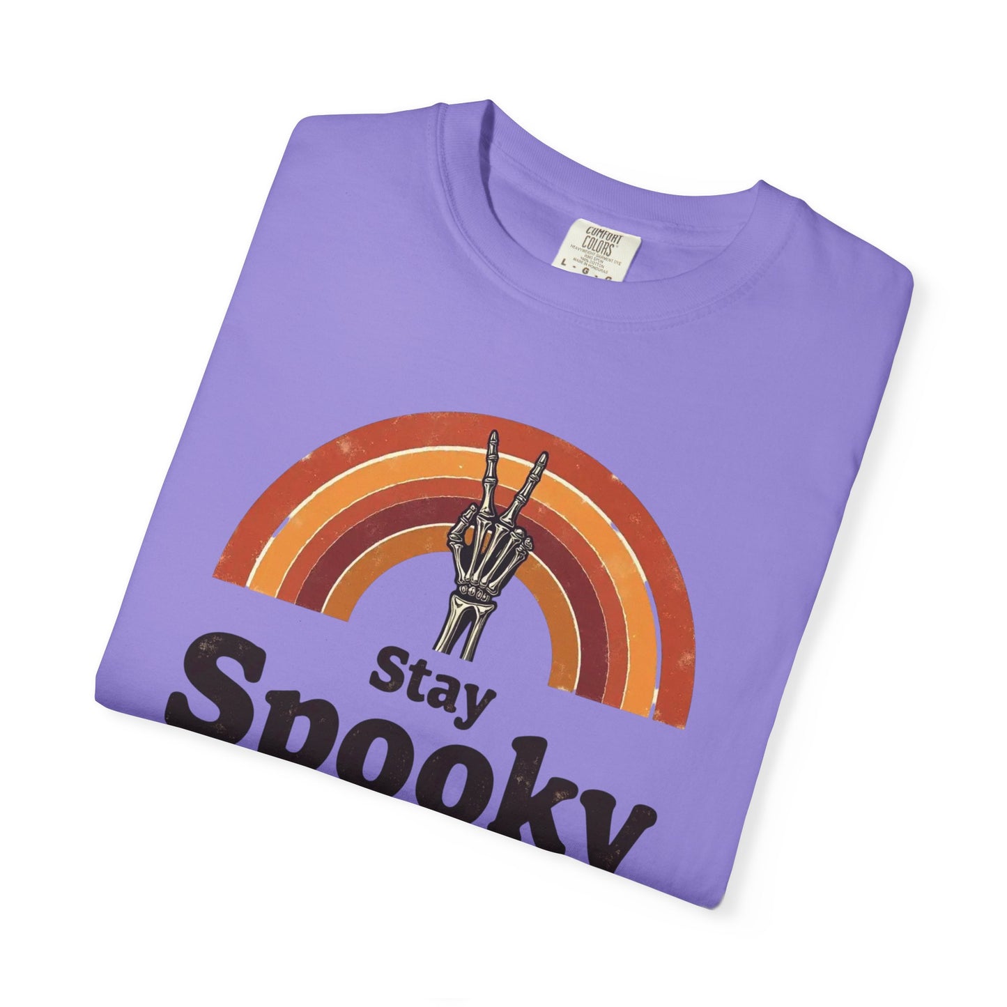 Stay Spooky Always T-Shirt — Retro Rainbow Halloween Tee