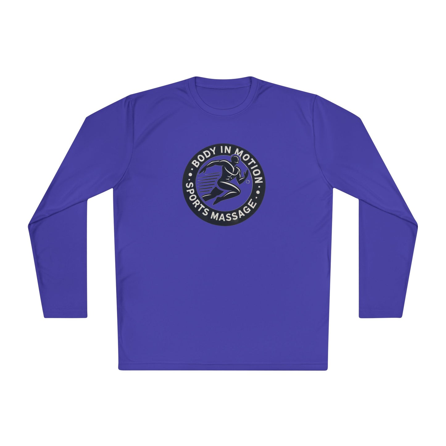 Sports Massage Long Sleeve Tee — "Body in Motion" Athletic Therapy Shirt