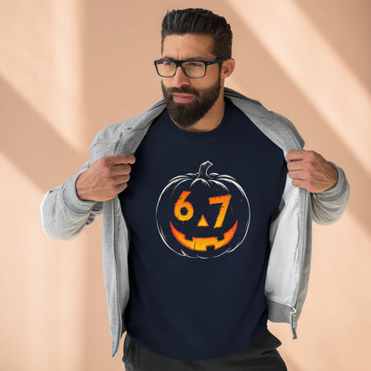 Halloween Pumpkin Crewneck Sweatshirt – Jack-O'-Lantern