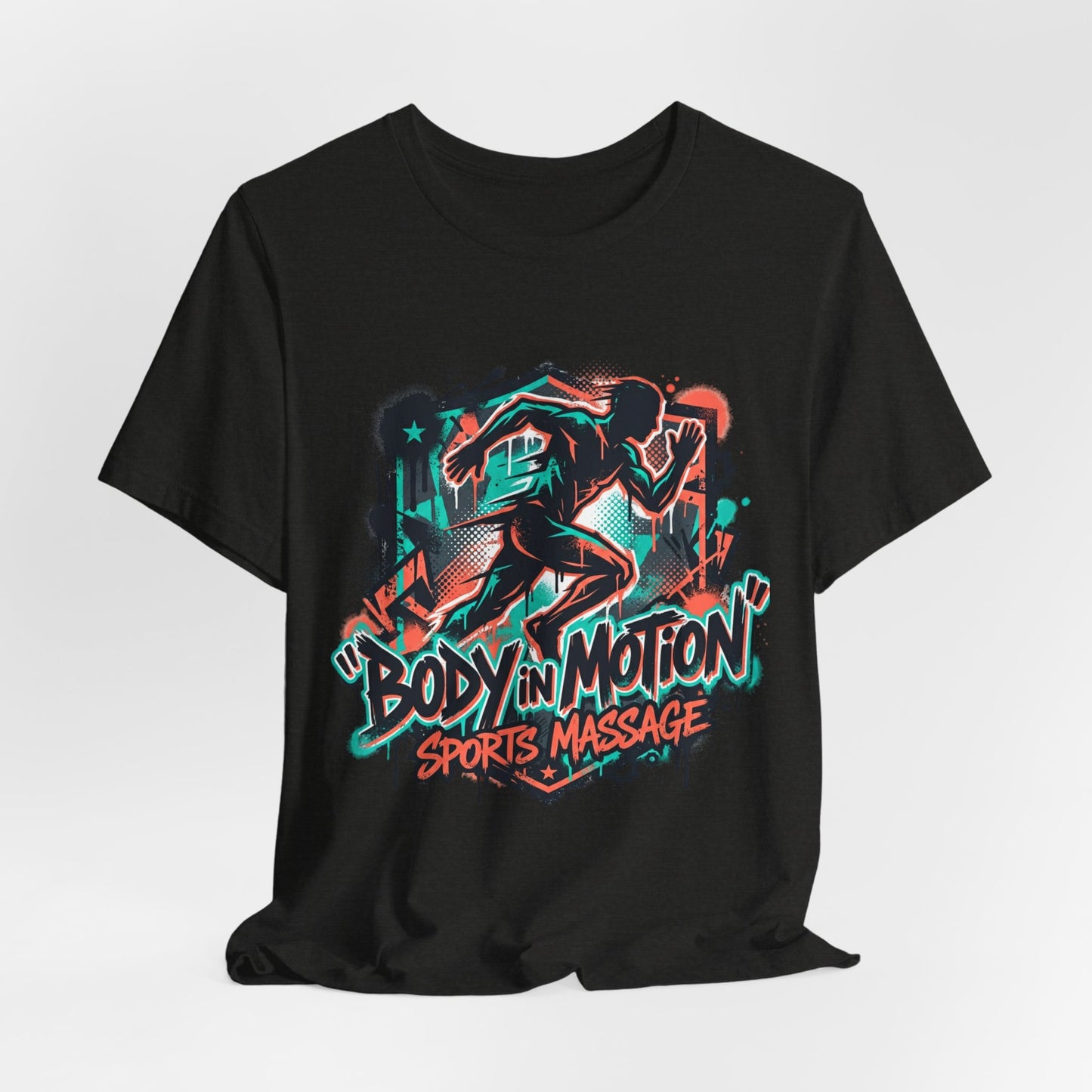 Sports Massage T-Shirt — Athletic Runner Graphic Tee