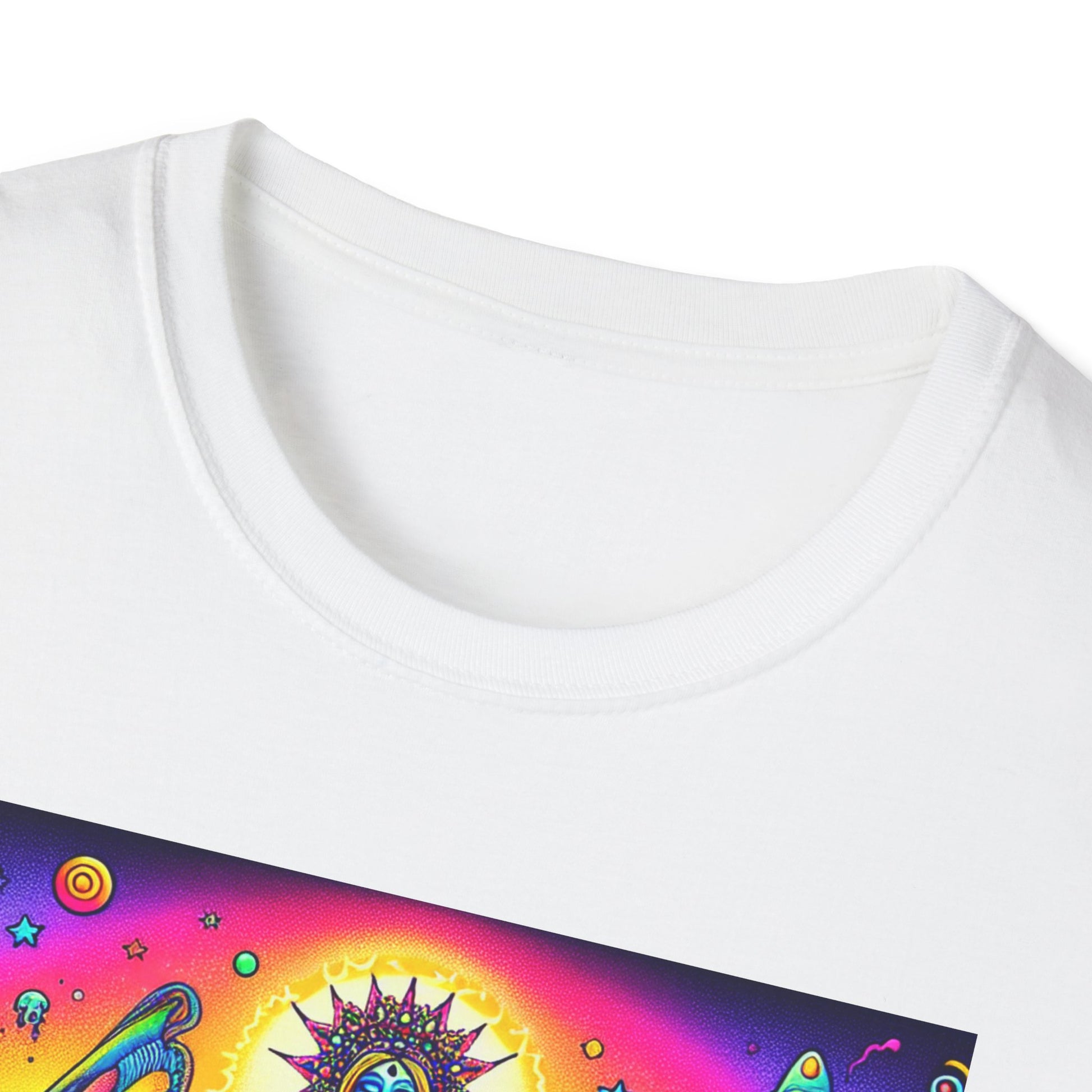 Mythical Creatures Unisex Softstyle T-Shirt - Last Supper Style - Psychonaut Swag