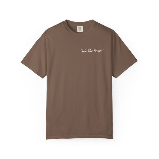 We the People/flag,  Unisex Garment-Dyed T-shirt - Psychonaut Swag