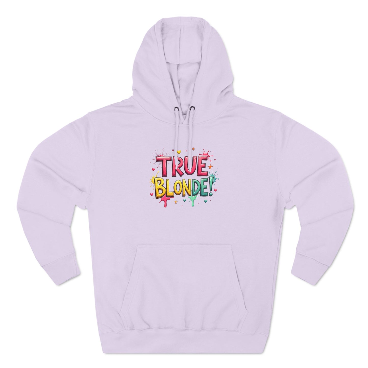 True Blonde Hoodie — Colorful Fun Graphic Pullover for Blonde Pride