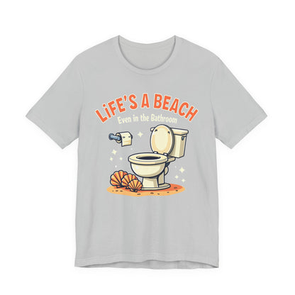 Life's a Beach, Unisex Short Sleeve Shirt - Psychonaut Swag