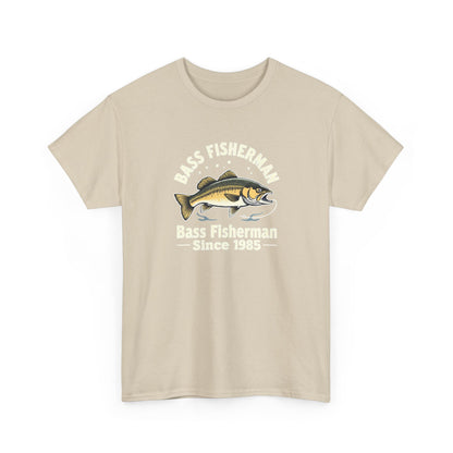 Bass Fisherman T-Shirt – "Bass Fisherman Since 1985" Vintage Fishing Tee