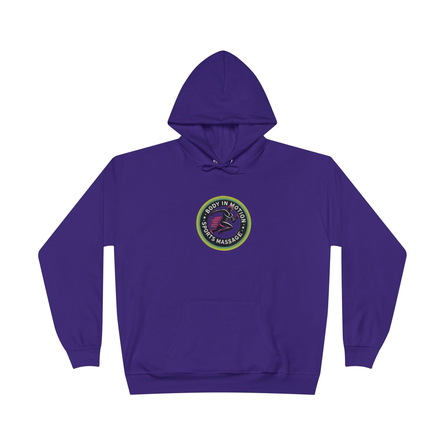 Sports Massage, Logo Hoodie — 'Run Fast' Athletic Pullover