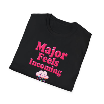 Major Feels Incoming Unisex T-Shirt, Fun Tee, Gifts for Friends, Casual Wear, Summer Fashion, Birthday Gift - Psychonaut Swag