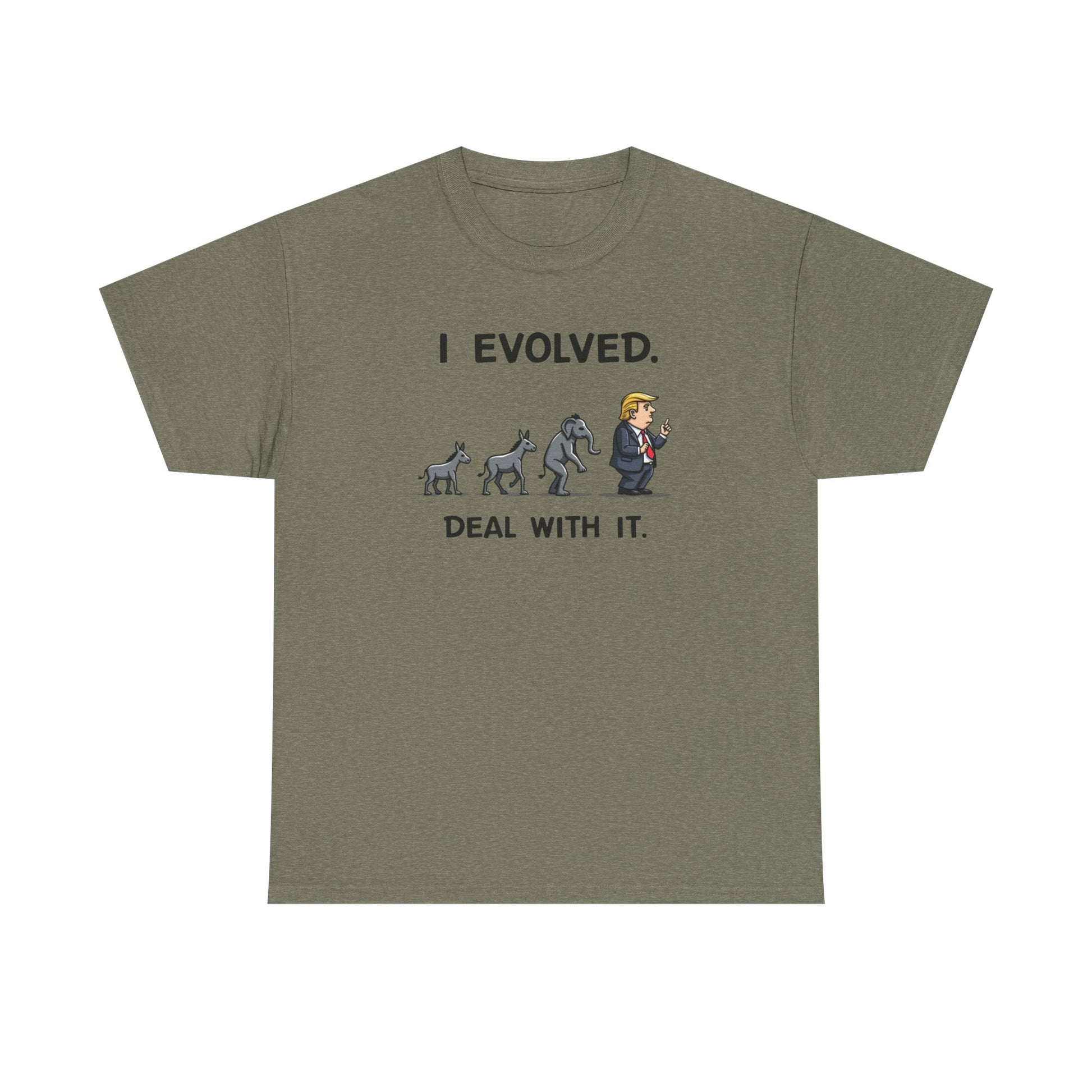 I Evolved, political humor, Funny Unisex T-Shirt, Gift for Dog Lovers, Casual Wear, Statement Shirt - Psychonaut Swag