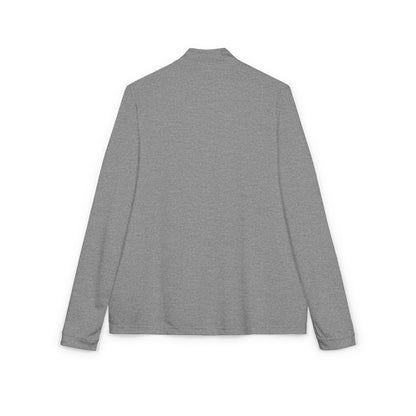 Sports Massage, Embroidered Quarter-Zip Pullover — Adidas Performance Long-Sleeve