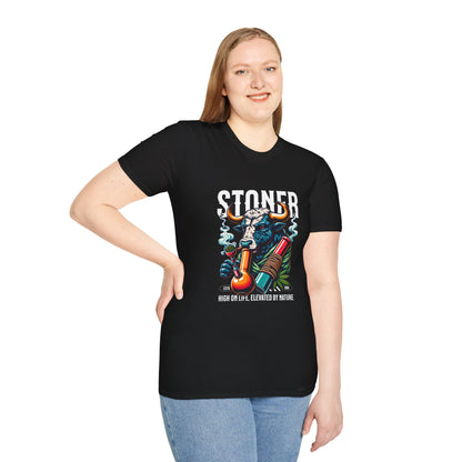 Stoner Bull, Unisex Softstyle T-Shirt