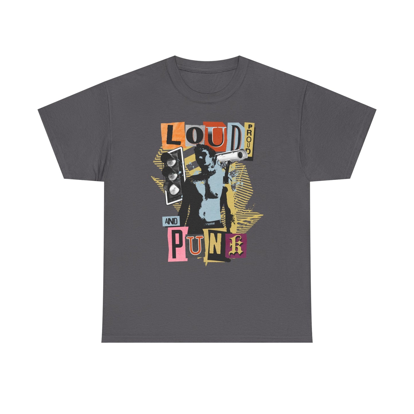 Punk Rock 'Loud' Graphic Tee — Vintage Concert Band Shirt