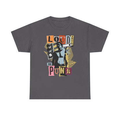 Punk Rock 'Loud' Graphic Tee — Vintage Concert Band Shirt