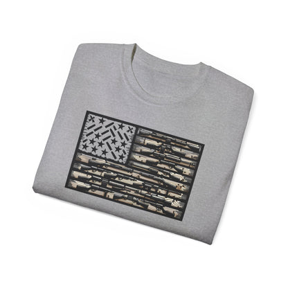 2nd Amendment Flag, Unisex Ultra Cotton Tee - Psychonaut Swag
