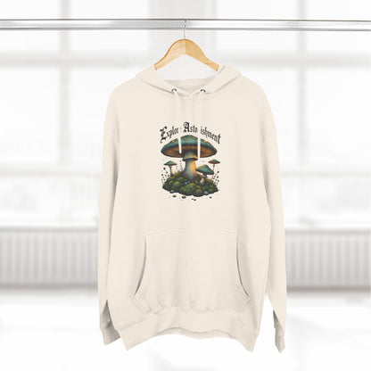 Mushroom Forest Hoodie - 'Earth And Adventure' Vintage Fungi Graphic Pullover