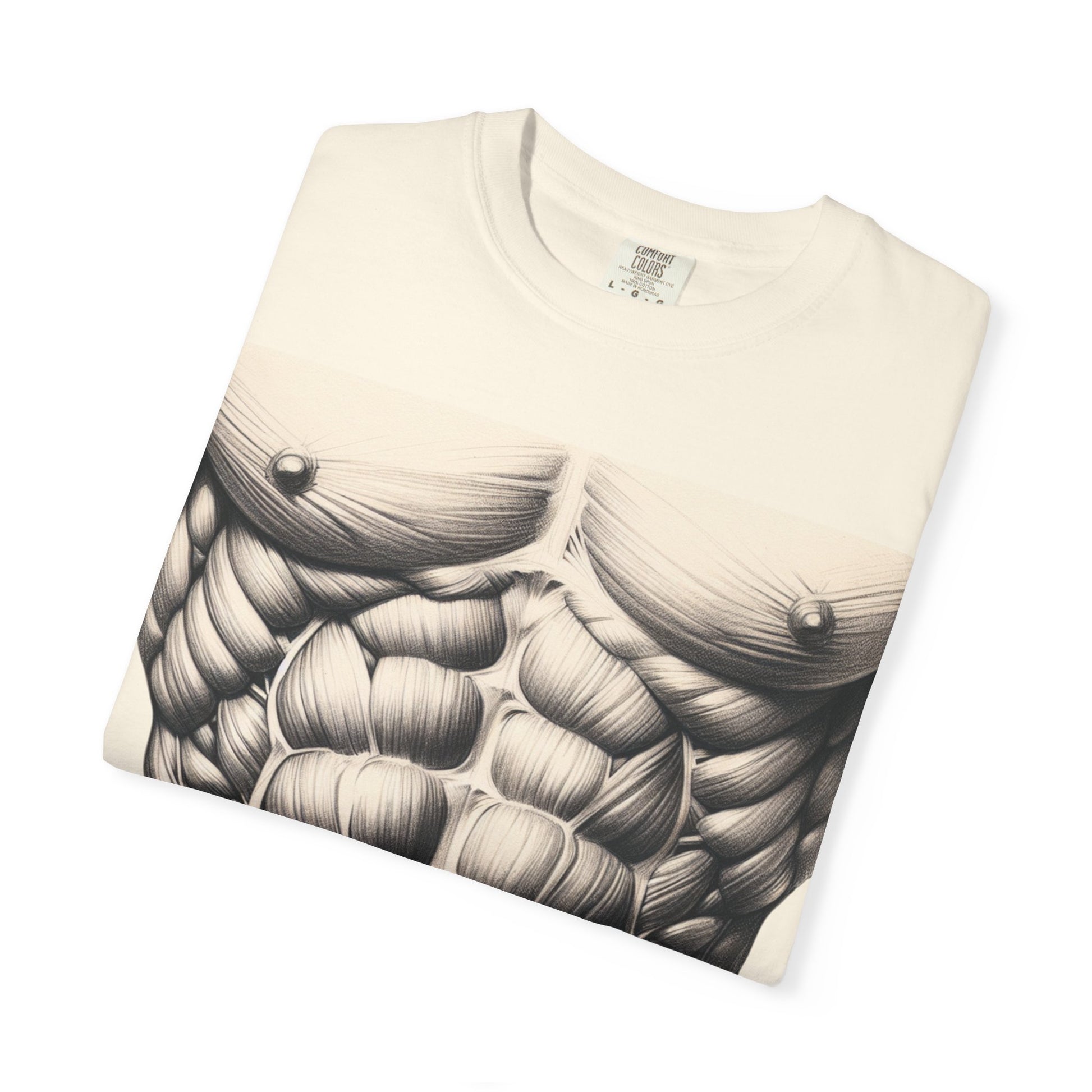 Built different, 12-pack abs, Unisex Garment-Dyed T-shirt - Psychonaut Swag