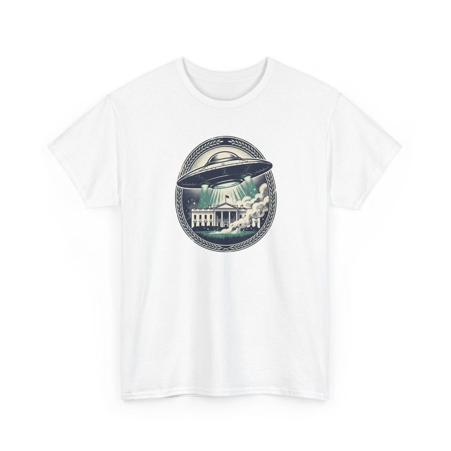 Alien Disclosure T-Shirt — Flying Saucer Over White House
