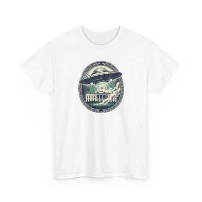Alien Disclosure T-Shirt — Flying Saucer Over White House