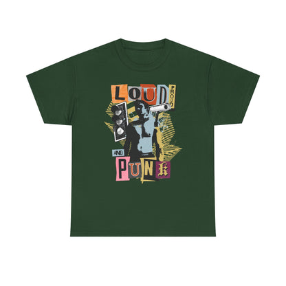 Punk Rock 'Loud' Graphic Tee — Vintage Concert Band Shirt