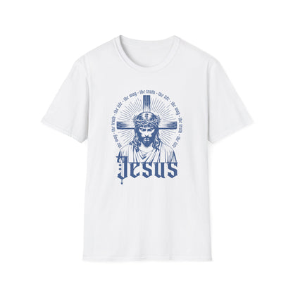 Jesus Portrait T-Shirt — Vintage Crown of Thorns Christian Tee