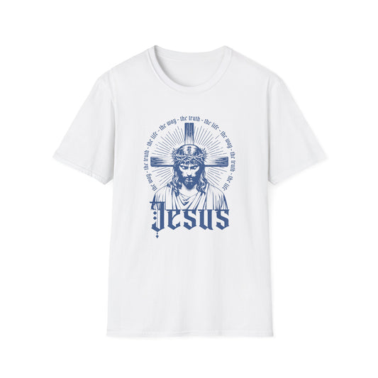 Jesus Portrait T-Shirt — Vintage Crown of Thorns Christian Tee