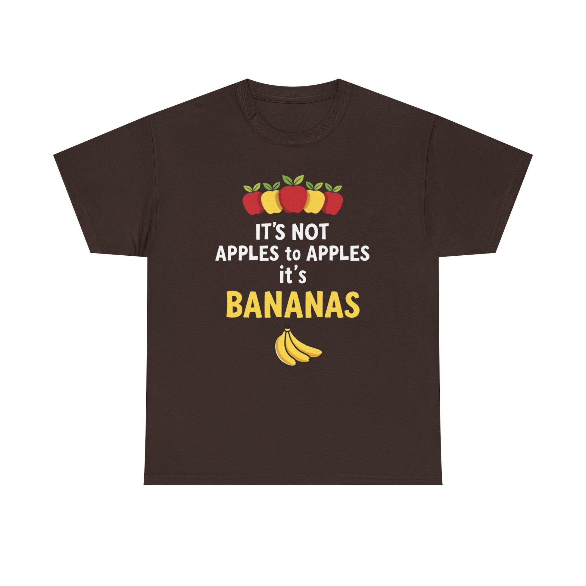 Funny Banana T-Shirt: It's Not Apples to Apples, Cute Graphic Tee for Food Lovers, Gift for Birthdays, Casual Wear, Humor Shirt - Psychonaut Swag
