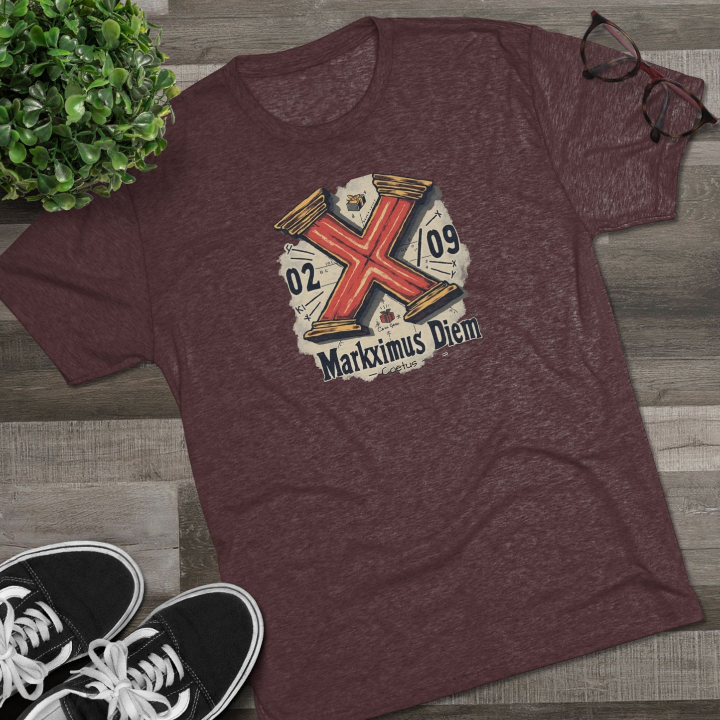 Markximus Diem Vintage Cross T-Shirt