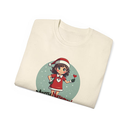 Nurse Christmas Tee — "Merry Nursemas!" Holiday Nurse T-Shirt