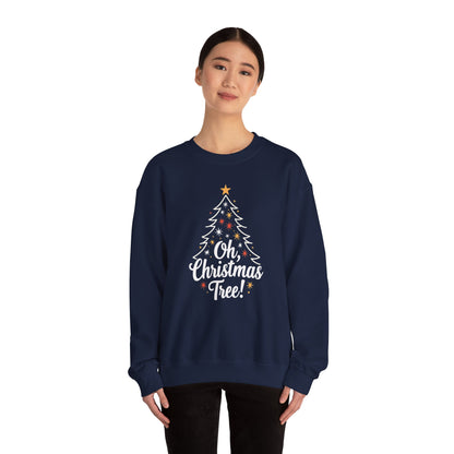 Christmas Tree Sweatshirt – "Oh, Christmas Tree!" Holiday Crewneck