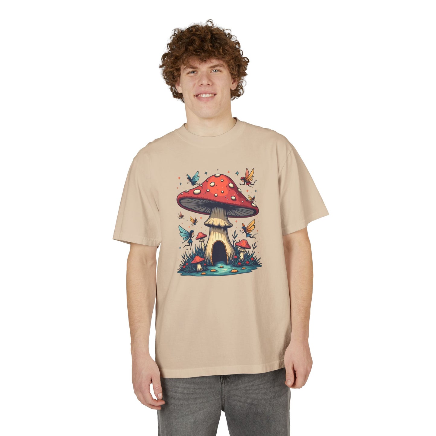 Mushroom Fairy Cottage T-Shirt