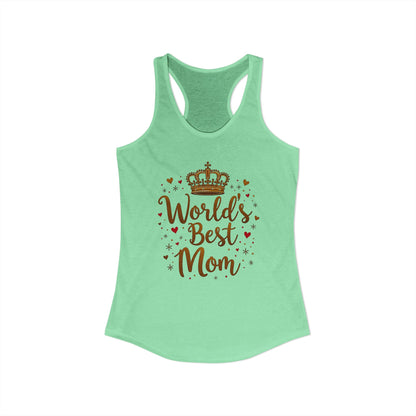 World's Best Mom, Women's Ideal Racerback Tank