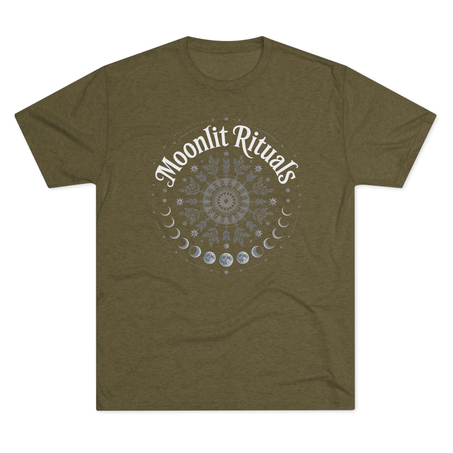 Moonlit Rituals Tee — Crescent Moon Phases Graphic T-Shirt